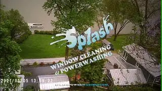DONNA  -SPLASH WINDOW CLEANING IN PA 5--5-21 waterfed window cleaning tools by splash/johnny Kimmel