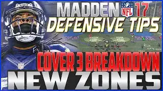 Madden NFL 17 Defensive Tips: Cover 3 | NEW ZONES BREAKDOWN!