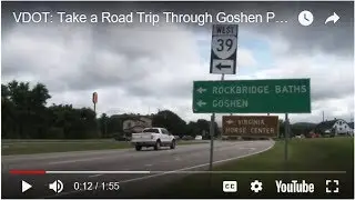 VDOT: Take a Road Trip Through Goshen Pass on Route 39