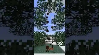 trees fall INSTANTLY in Minecraft