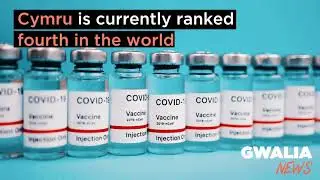 Cymru 4th in world in terms of the rolling rate of total COVID-19 vaccinations per head (04/02/21)