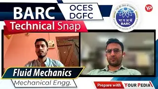 Fluid Mechanics Technical Snap for BARC, OCES DGFC | Mechanical Engg. |  YourPedia