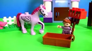 LEGO Duplo Sofia's Royal Stable 10594 with Minimus her Pegasus Pony From Disney Sofia the First