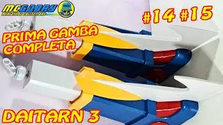 MODELLINO DAITARN 3 GAZZETTA N.14 E 15 PRIMA GAMBA COMPLETATA -  UNBOXING EDICOLA