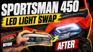 A Day In My Life | 2025 Polaris Sportsman 450 LED Headlight Install | VLOG EP: 19