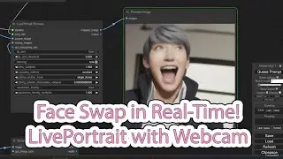 How to do Face Swap in Real-Time! LivePortrait with Webcam in ComfyUI (Tutorial)