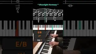 Beethoven's Moonlight Sonata - Harmonic Analysis (First 14 Bars)