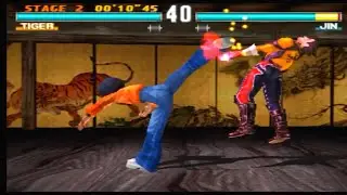 Tekken 3 - Tiger Adopts Hwoarang Fighting Style | Tekken 3 Secret 