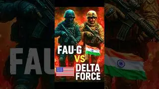 🇮🇳 FAUG vs DELTA FORCE 🇺🇸 | Ultra 4K Graphics #shorts #shortvideo #faug #deltaforce #technogamerz
