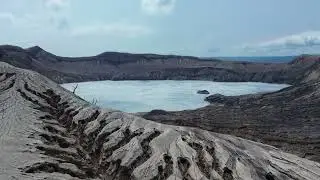 Taal Volcano crater 2023