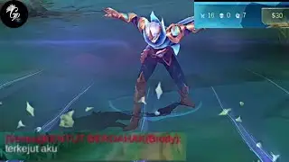 BUAT BRODY TERKEJUT DENGAN GAMEPLAY AGRESIF GUSION || MLBB