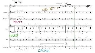 Take Five Scrolling Score (with example solo)