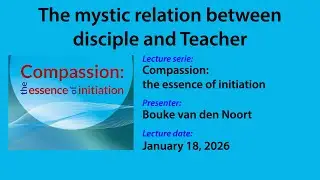 The mystic relation between disciple and Teacher