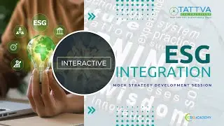 Mock Session | Stakeholder Engagement & Materiality Assessment, ESG Integration Strategy Development
