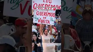 Marcha En Los Teques Estado Miranda por la liberaci&oacute;n del presidente Nicol&aacute;s y La Primera Dama Cilia
