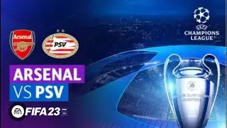 FIFA 23 - Arsenal vs PSV | UEFA Champions League 2023-24 | PS5 | 4K