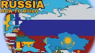 Russia - World Flag Map Tutorial [Part 58] [Minecraft]