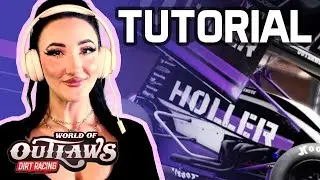 How to Create Letters on Custom Car Designs &mdash; World of Outlaws: Dirt Racing