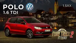 Volkswagen Polo 1.6 TDI | ETS 2 (1.53) Euro Truck Simulator 2