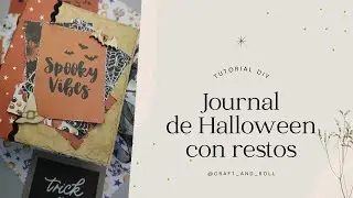 HALLOWEEN JOURNAL using COLLECTION REMNANTS