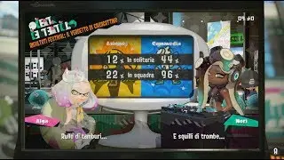 Splatoon 2 (Switch) Global Splatfest RESULT: Action Films vs. Comedy - Gameplay ITA