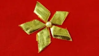 Gota patti work | gota embroidery | gota Patti flower | gota flower | gota Patti embroidery