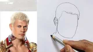 Cody Rhodes Drwing / WWE Cody Rohades Easy sketch