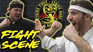 Side Kicks Don't Work | Cobra Kai Fight Scene FAN-MADE