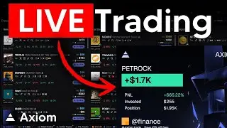 Live trading somali memecoin trader MTS strategy
