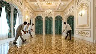 Dubai Sheikh&rsquo;s Converting a Marble Floor into Liquid Gold 🇦🇪