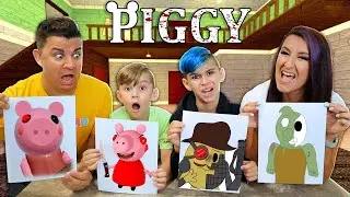 ROBLOX PIGGY 3 Marker Challenge ALL SKINS (FUNhouse Family)