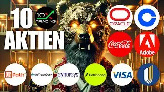 🚨 10 AKTIEN 🔎 ORACLE Coinbase Coca-Cola Adobe United Health Visa Robinhood Synopsys TradeDesk UiPath