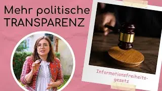 Schluss mit dem Amtsgeheimnis - das bringt das neue INFORMATIONSFREIHEITSGESETZ | POLITISCH AKTUELL