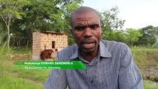 Man sets-up a Mini Hydro Station at Chilemba in Mufumbwe District in North-western Province- Lunda