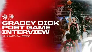 Gradey Dick | Post Game vs Pacers | January 14, 2026