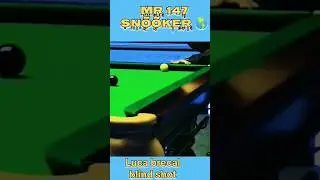 Luca brecal blind shot vs Higgins #lucabrecel #luca #higgins #johnhiggins #snooker #mr147