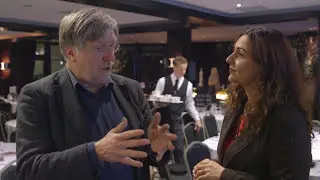 Behavioral Risk Congres - Arjo Klamer in gesprek met presentator en moderator Dina-Perla Portnaar