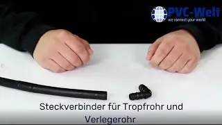 Steckverbinder f&uuml;r Tropfrohr und Verlegerohr | PVC-Welt.de