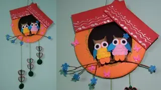 Wall Hanging Craft Ideas Easy With Waste Material | Room Decor Craft |  CRAFTSWOMAN