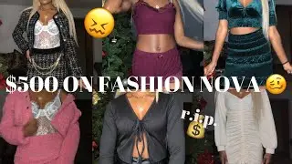 I SPENT $500 ON FASHION NOVA 😱🥴💰| TRY-ON HAUL