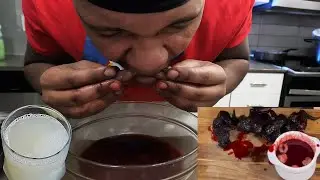 COOKINGWITJERRY: BAT WINGZ N BLOOD SAUCE/G00NER JUICE