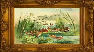 Vintage Duck Painting 4K | Serene Wetland Birds Wall Art for Frame TV | 2 Hour Relaxing Display