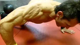 Helmut Strebl - push ups