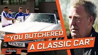Jeremy Clarkson Visits Chelsea F.C To Show Off His Latest Car Mashup Creation | The Grand Tour