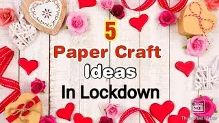 5 Amazing DIY Paper Craft Ideas During Quarantine | Handmade Things With Paper | Paper Making Things