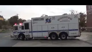 Wheaton Volunteer Rescue Squad 742 Responding to a Personal Injury Collision