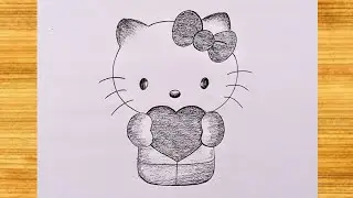 Drawing tutorial - How to draw Hello Kitty step-by-step for beginners | Easy Drawing 