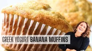 Delicious Banana Muffins | Made with Greek Yogurt