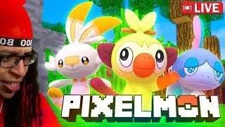 PIXELMON: Day 9 (minecraft mods with The Bread $how)