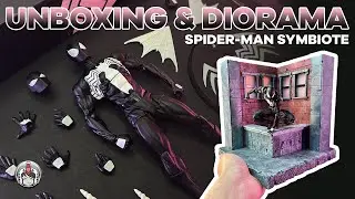 Symbiote Spider-Man City DIORAMA | Mess Toys | Speed Unboxing | ASMR | Black Suit Neighbour